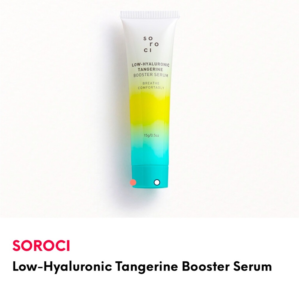 2/$10 New, never opened Soroci Low Hyaluronic Tangerine Booster Serum